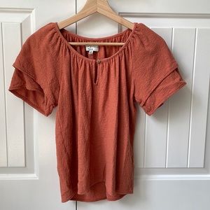 [Madewell] Texture & Thread Blouse Top